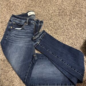 BKE Women's Dark Indigo Skinny Jeans